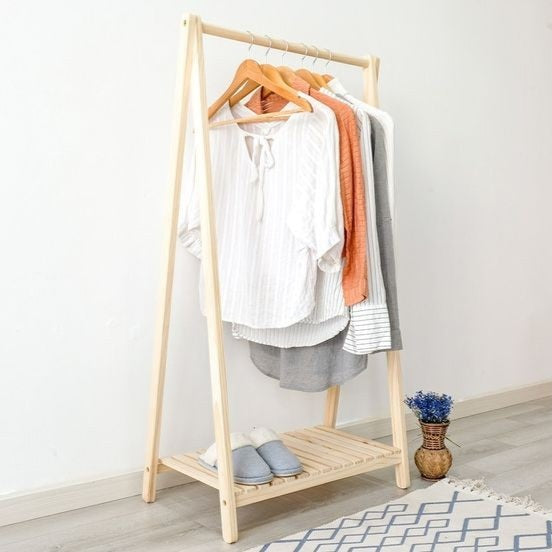 Stand hanging clothes sale