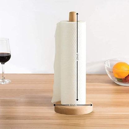 Wooden Paper Towel Holder