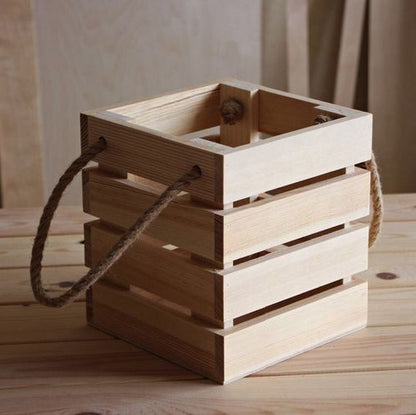 Wooden Gift Basket (D-3)