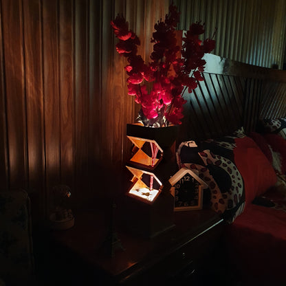 Wooden Table Lamp (D-3)