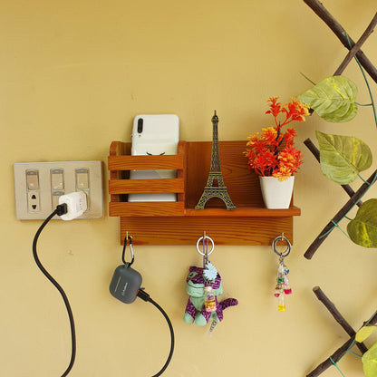 Wall Mount Wooden Mobile Holder (D-2)