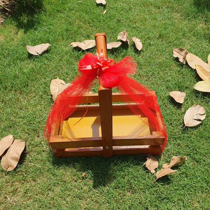 Wooden Gift Basket (D-2)