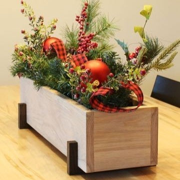 Dly Flower Wooden Box For Table