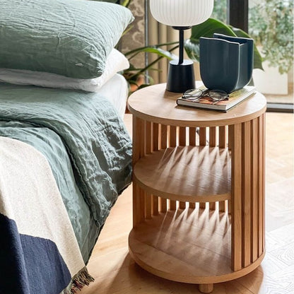 Modern Wooden Bedside Table (D-3)