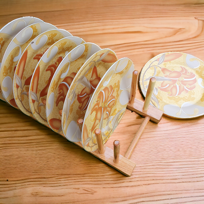 Wooden Plate Stand