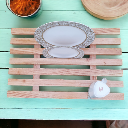 Wooden Dish Drying Tray