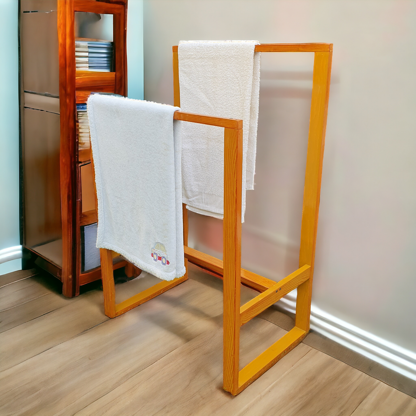 Wooden Towel Stand (D-1)