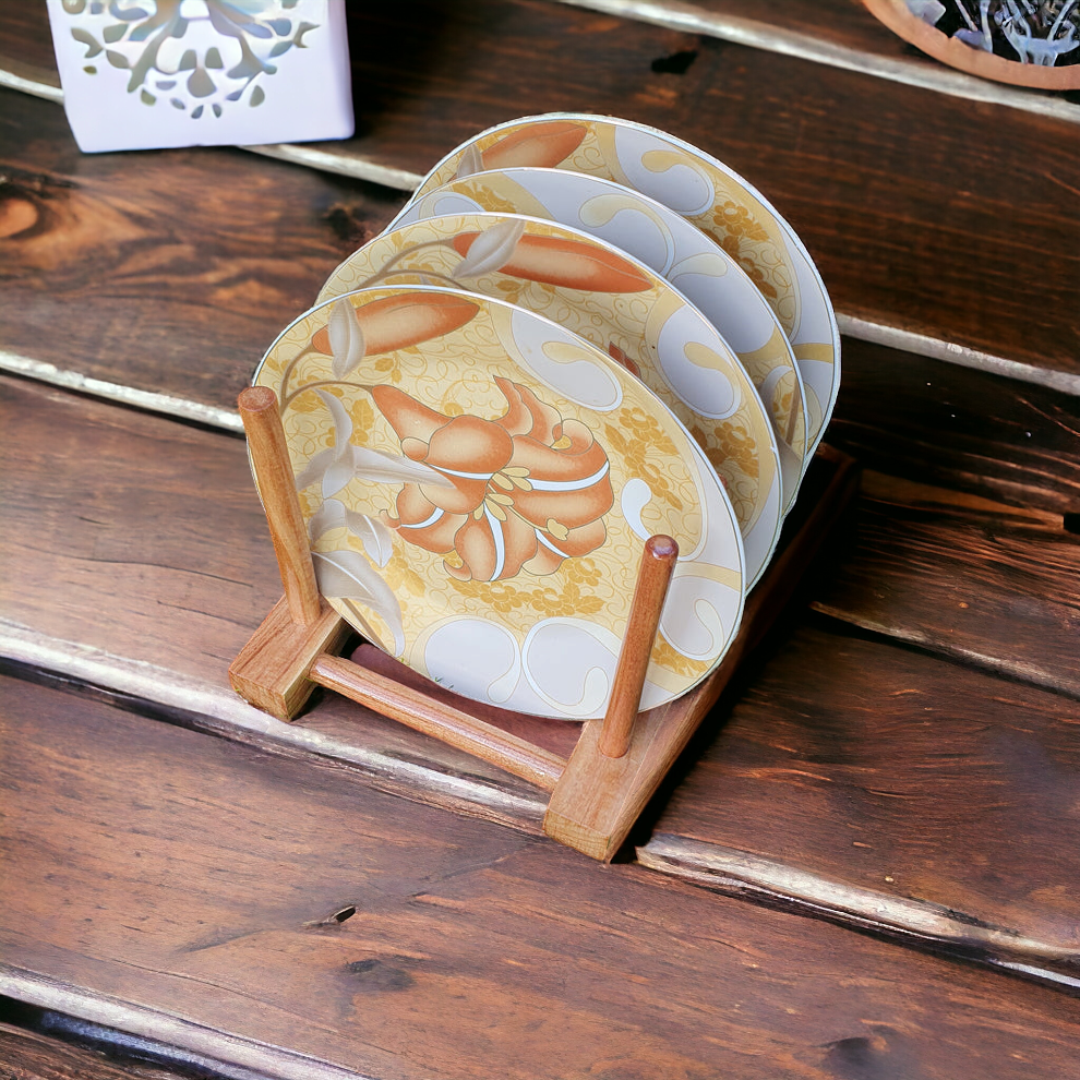 Wooden Plate Stand