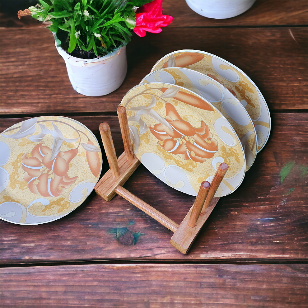 Wooden Plate Stand