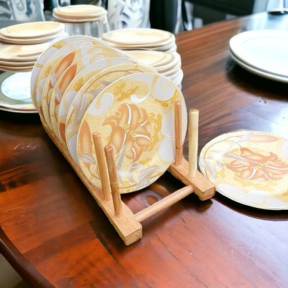 Wooden Plate Stand