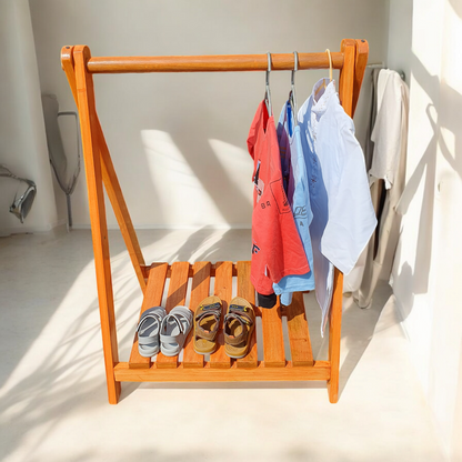 Wooden Baby Cloth Stand