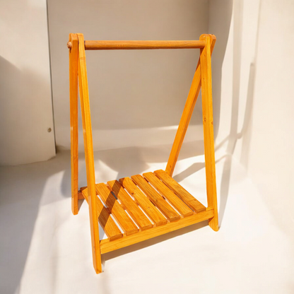 Wooden Baby Cloth Stand