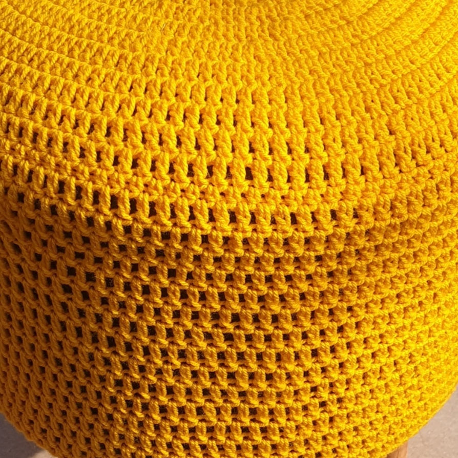 Modern Crochet 2 Set Stool