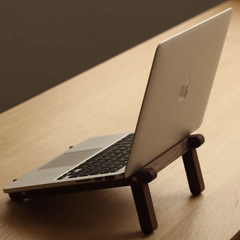 Wooden laptop Stand