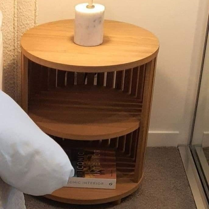 Modern Wooden Bedside Table (D-3)