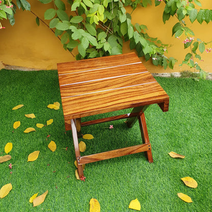 Wooden Folding Chair & Table