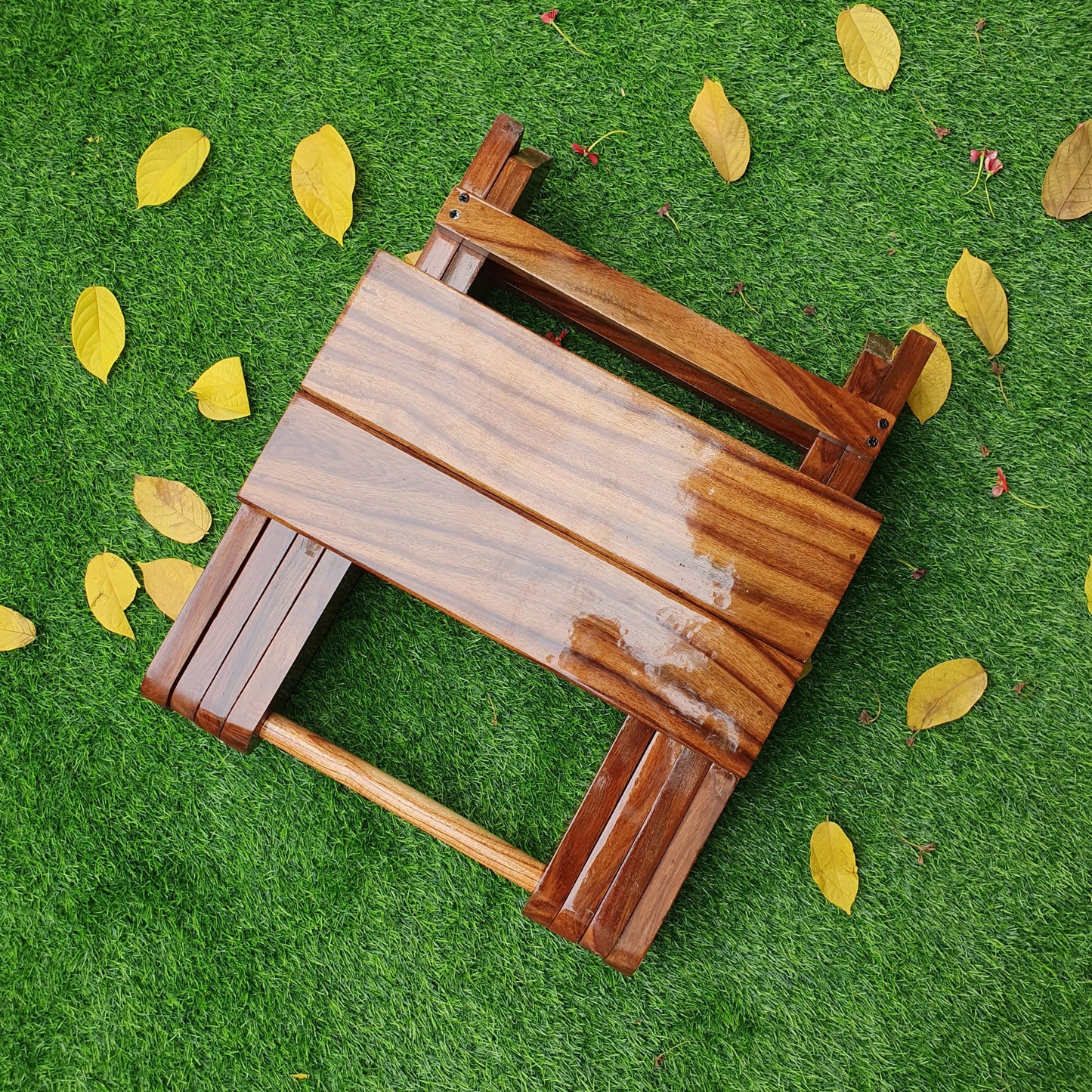 Wooden Folding Chair & Table