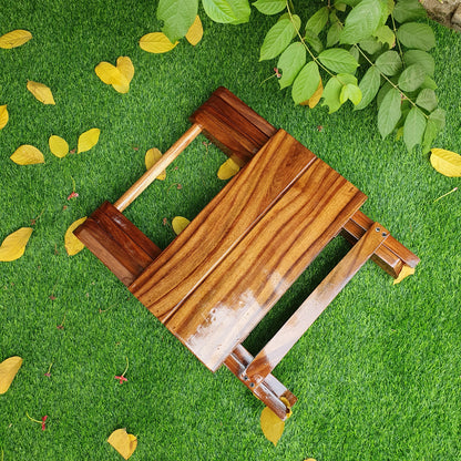 Wooden Folding Chair & Table