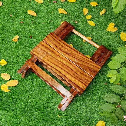 Wooden Folding Chair & Table