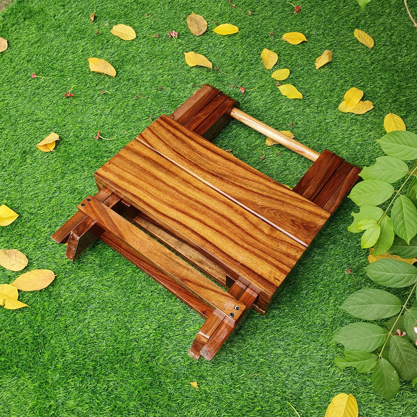 Wooden Folding Chair & Table