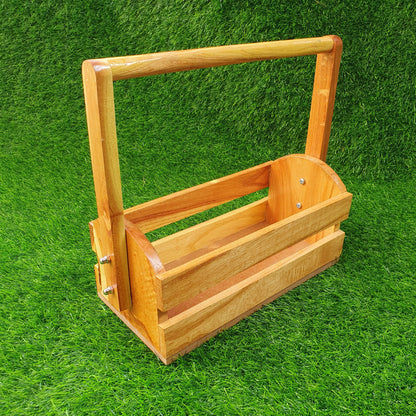 Wooden Gift Basket (D-4)