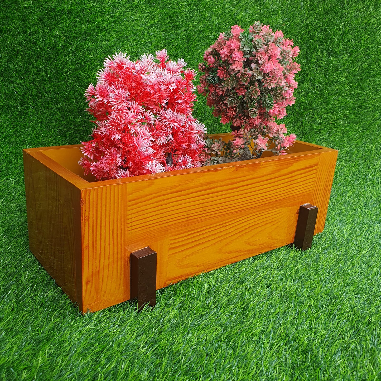 Dly Flower Wooden Box For Table