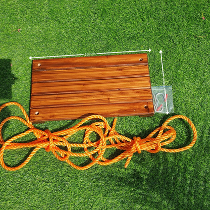 Wooden swing