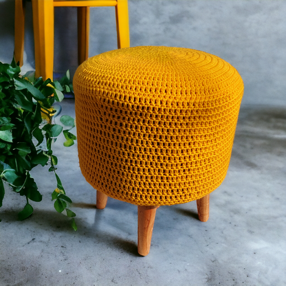 Modern crochet Stool