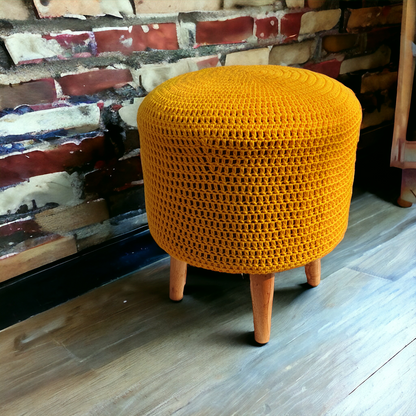 Modern crochet Stool