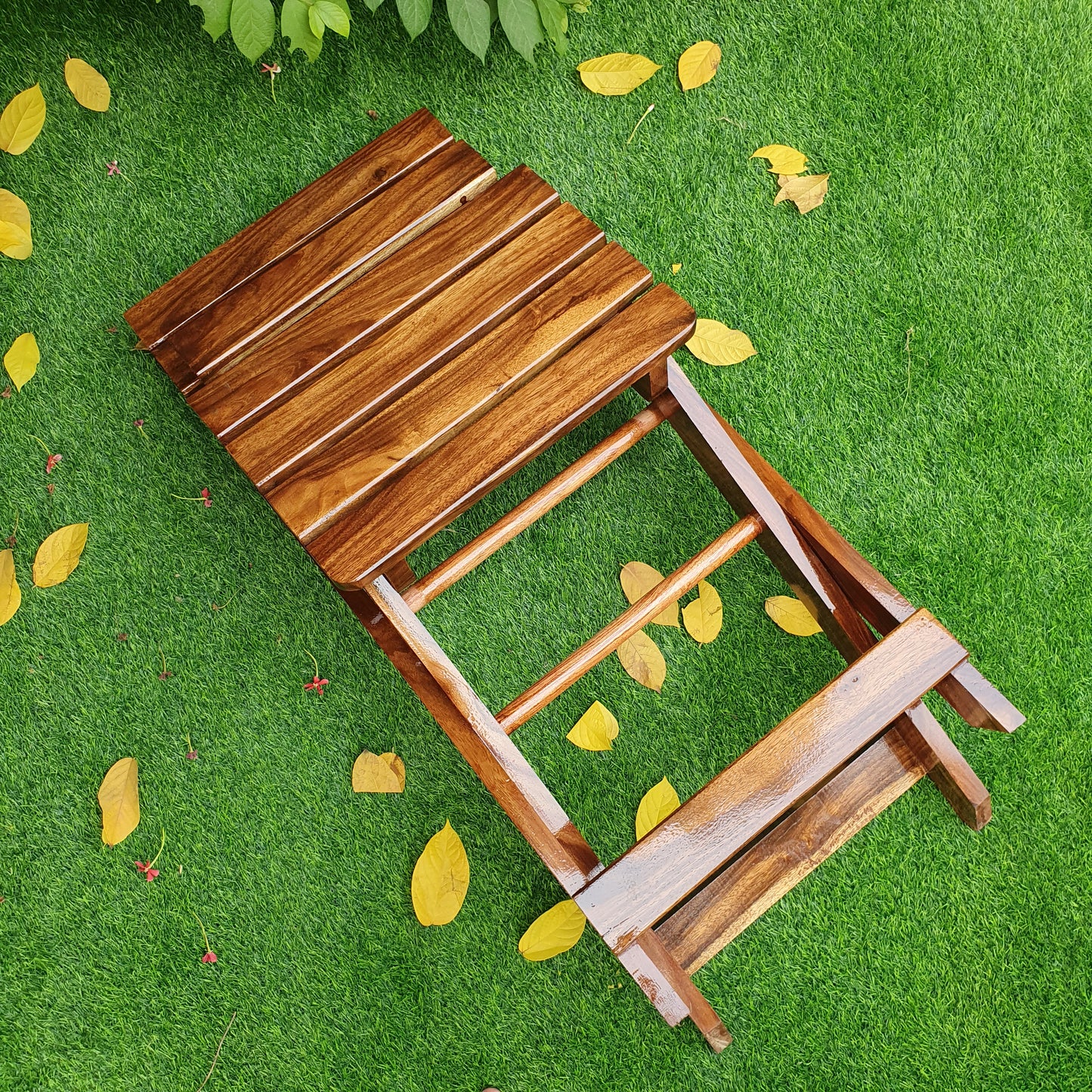 Wooden Folding Chair & Table