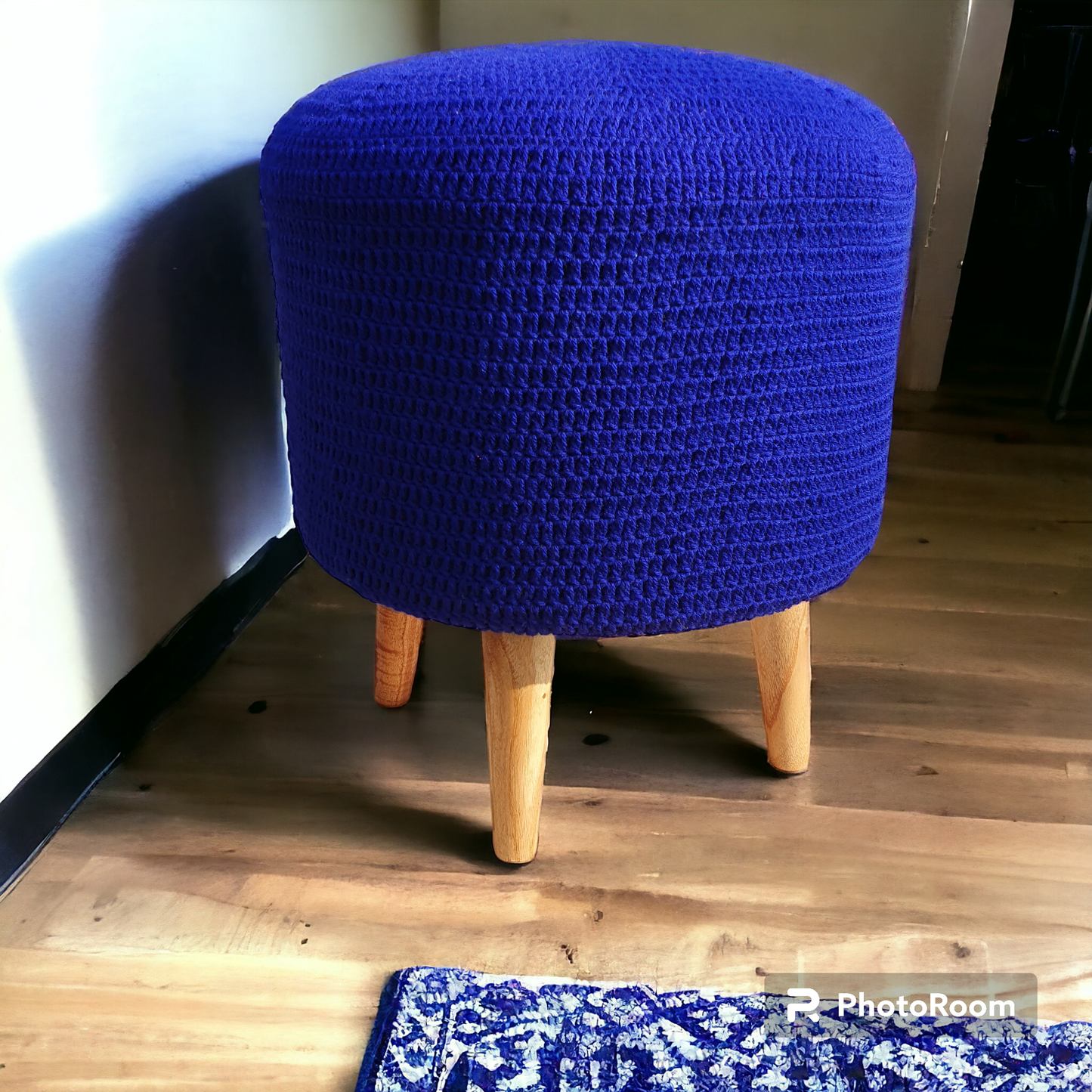 Modern crochet Stool