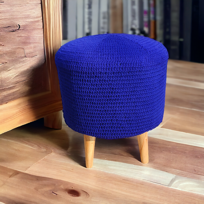 Modern crochet Stool