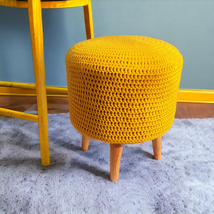 Modern crochet Stool