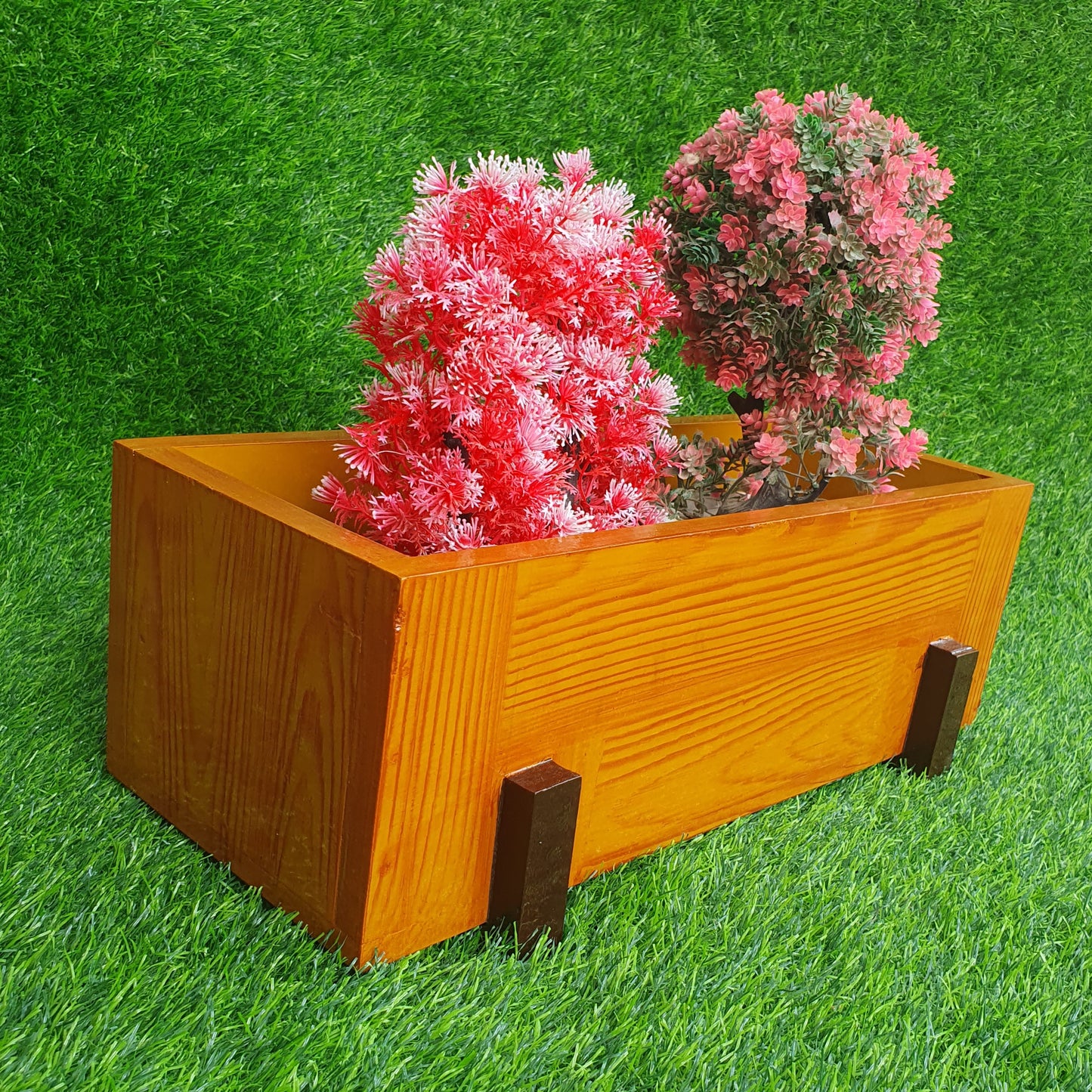 Dly Flower Wooden Box For Table