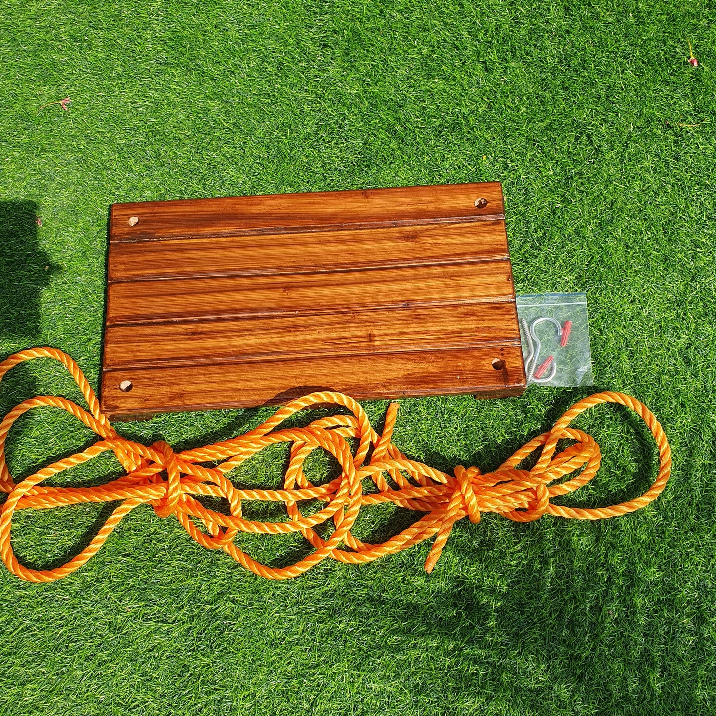 Wooden swing