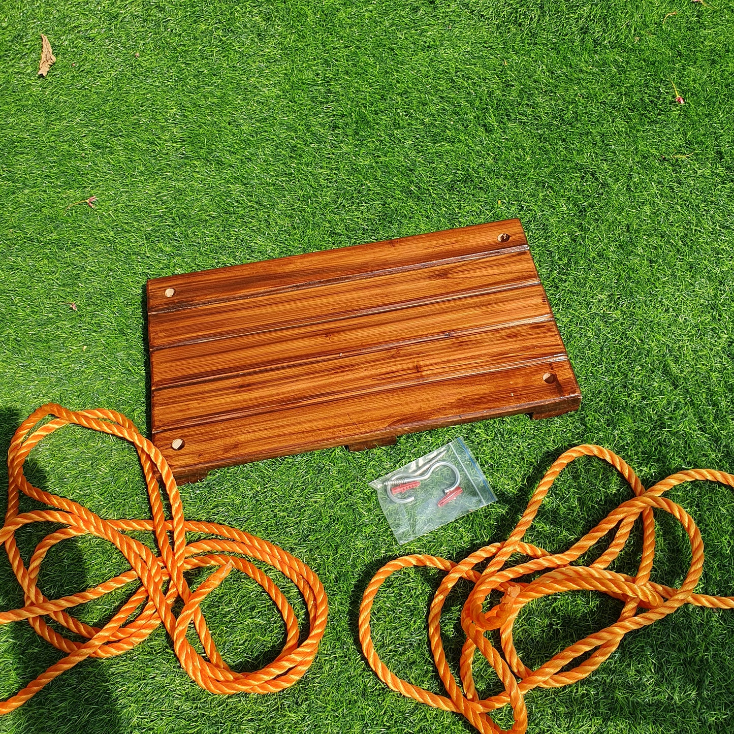 Wooden swing