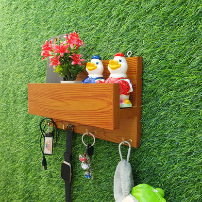 Wall Mount Wooden Mobile Holder (D-9)