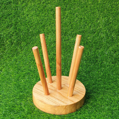 Wooden Glass Stand Holder