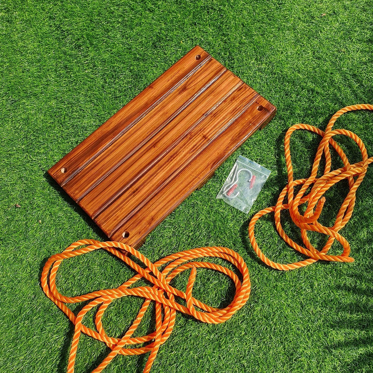 Wooden swing