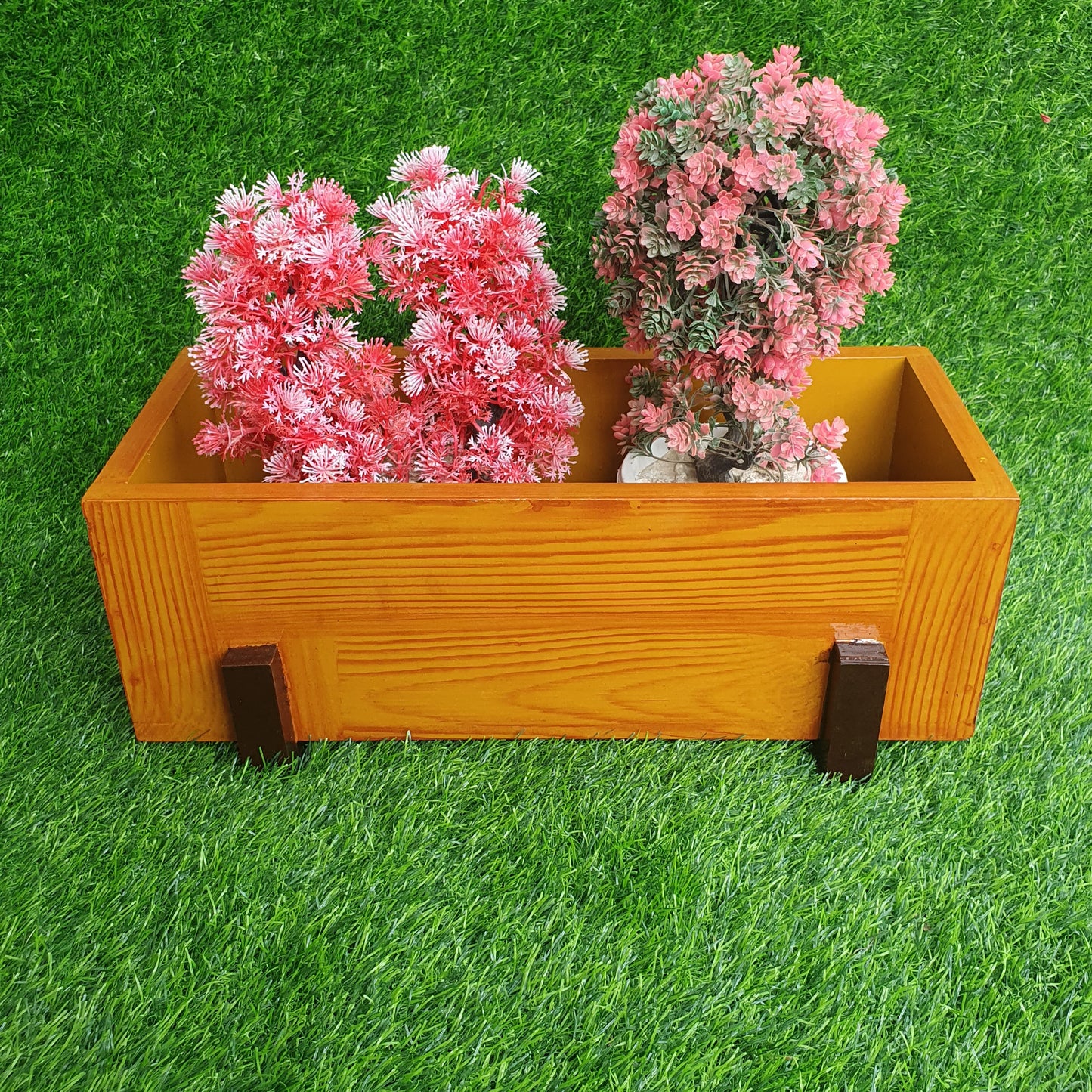 Dly Flower Wooden Box For Table