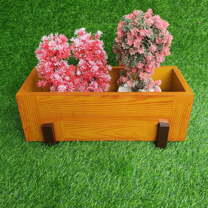 Dly Flower Wooden Box For Table