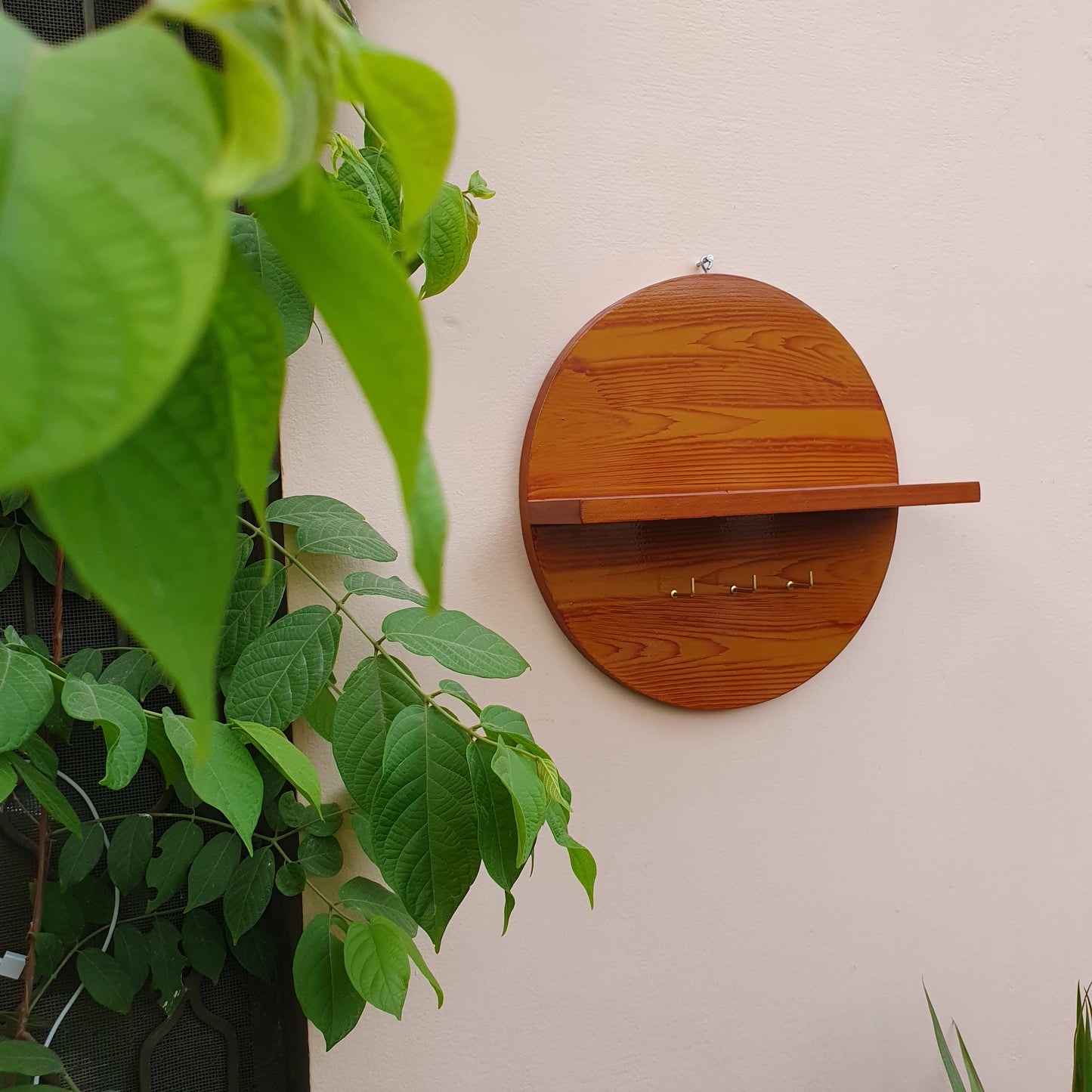 Wooden Circle Shelf (D-11)