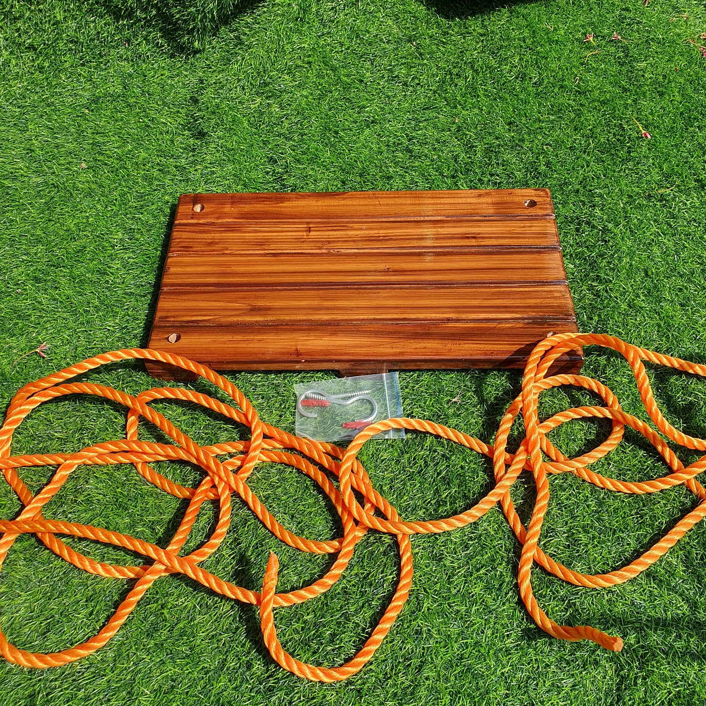 Wooden swing