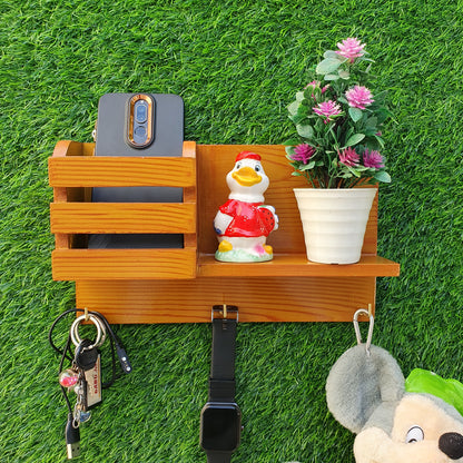 Wall Mount Wooden Mobile Holder (D-2)