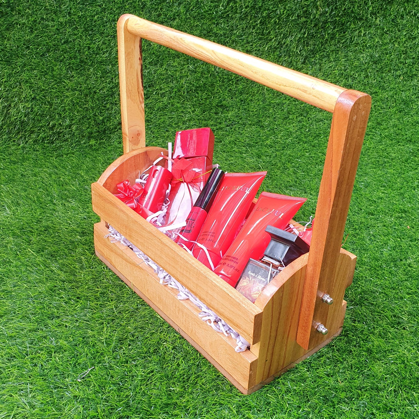 Wooden Gift Basket (D-4)