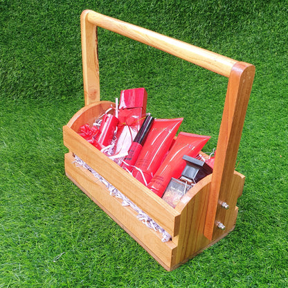 Wooden Gift Basket (D-4)