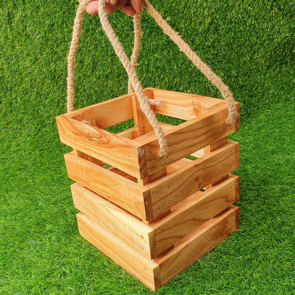 Wooden Gift Basket (D-3)