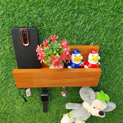 Wall Mount Wooden Mobile Holder (D-9)