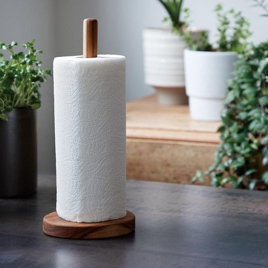 Wooden Paper Towel Holder